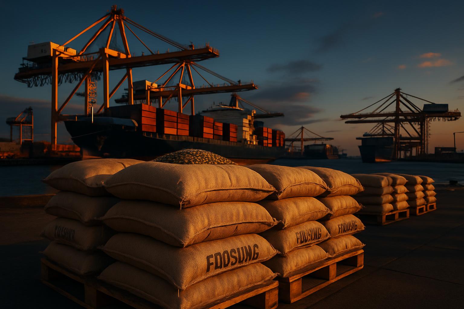 Busan Port at Golden Hour
